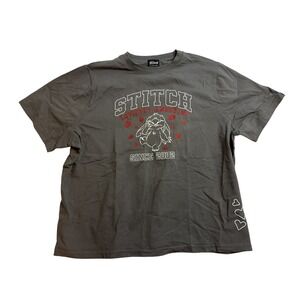 Disney‎ Stitch Primark Gray Graphic Womens T-Shirt XL Lovingly Annoying Tee